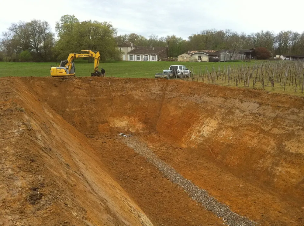 travaux de terrassement