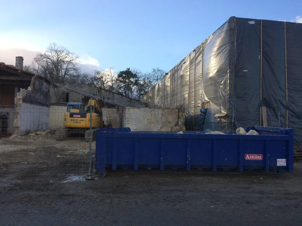 travaux de démolition