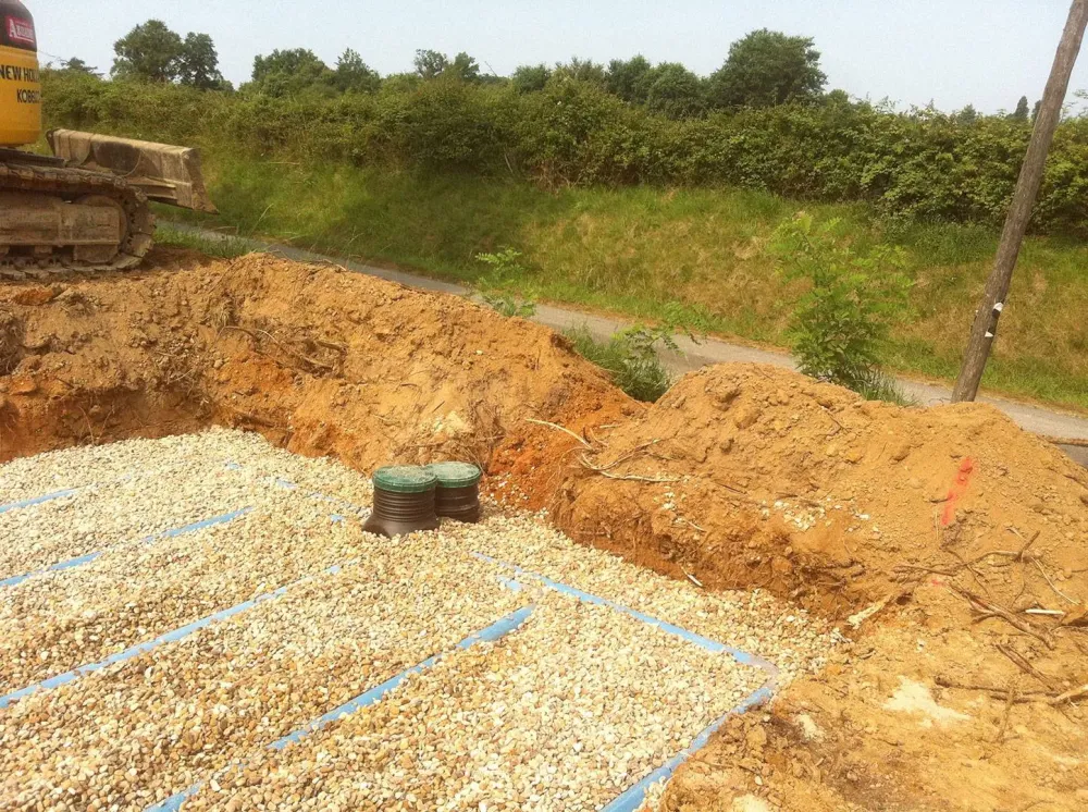 travaux d'assainissement