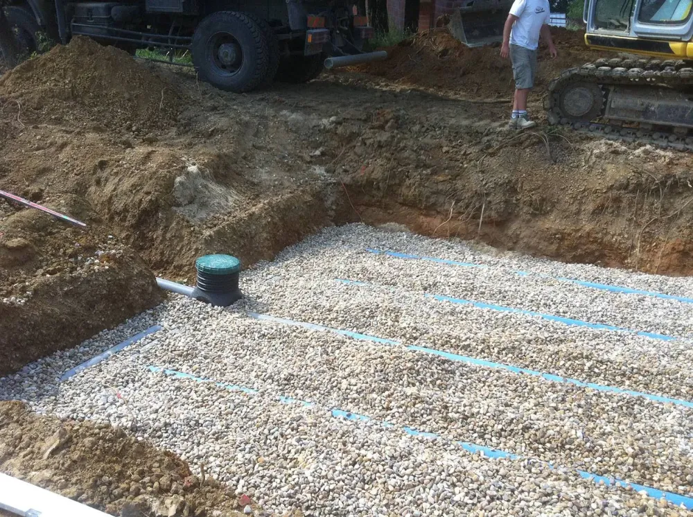 travaux d'assainissement