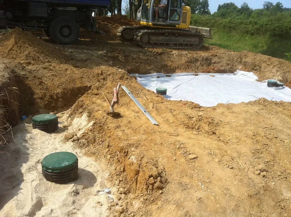 travaux d'assainissement