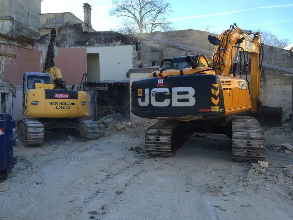 travaux de démolition